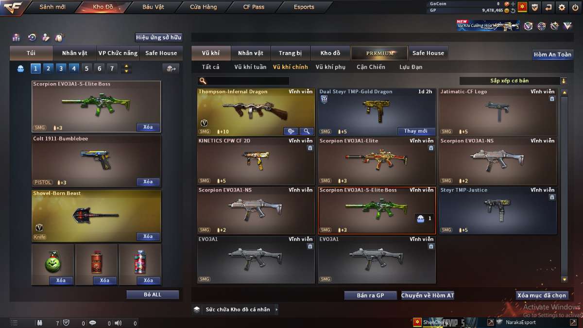 shop acc cf uy tin gia re